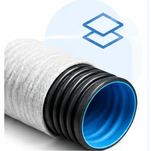 צינור חלחול למי גשמים HDPE שרשורי 300 מ"מ SN8